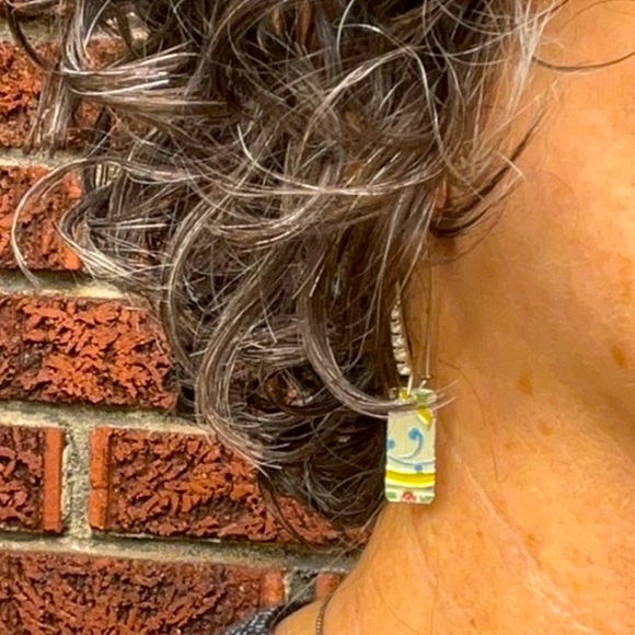 🎉Host Pick🎉 Vintage tin earrings - Picture 3 of 11